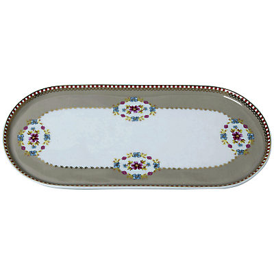 PiP Studio Big Floral Tray, Khaki PiP Studio Big Floral Tray, Khaki